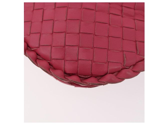 Pochette in pelle Intrecciato Bottega Veneta Rosa 189227 Auth 176060V - vista 17