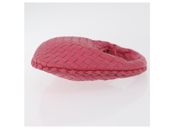 Pochette in pelle Intrecciato Bottega Veneta Rosa 189227 Auth 176060V - vista 3