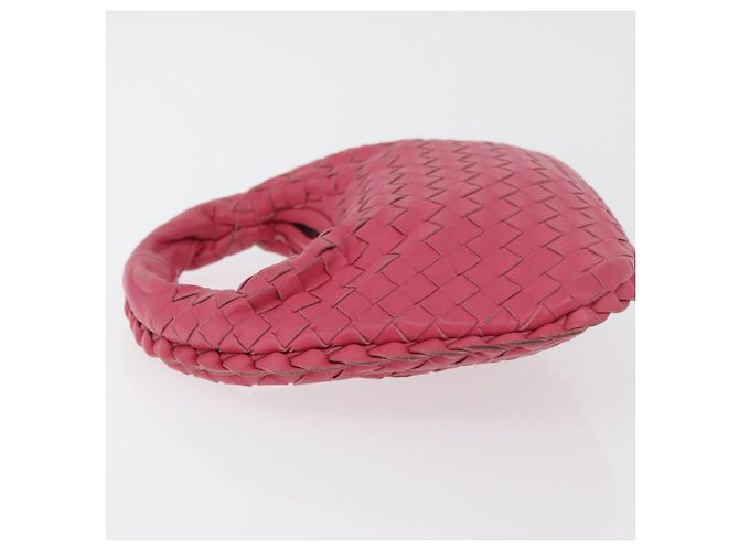 Pochette in pelle Intrecciato Bottega Veneta Rosa 189227 Auth 176060V - vista 4