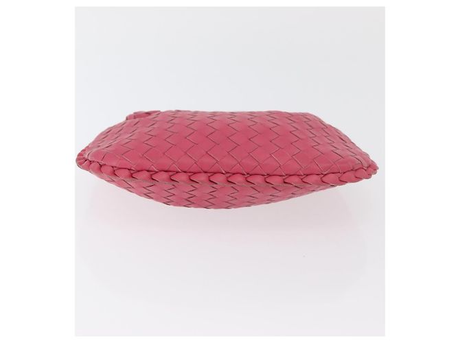 Pochette in pelle Intrecciato Bottega Veneta Rosa 189227 Auth 176060V - vista 5