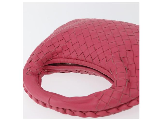 Pochette in pelle Intrecciato Bottega Veneta Rosa 189227 Auth 176060V - vista 6