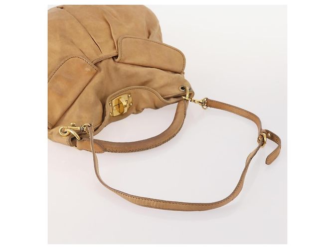 Borsa a Spalla Miu Miu in Pelle 4 Set Blu Rosa Beige Auth 174955 - vista 5