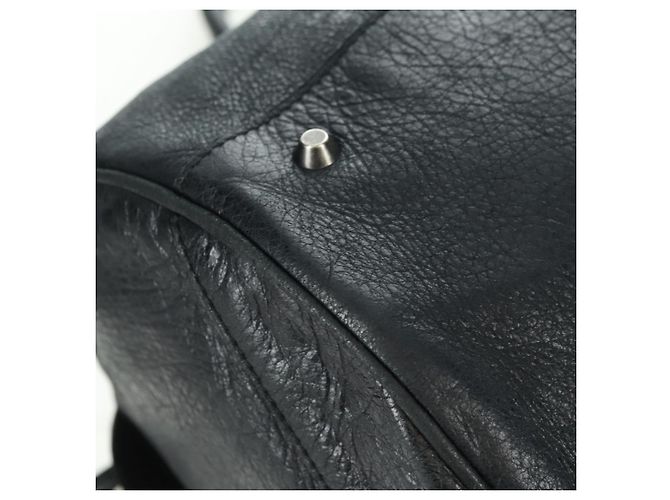 BALENCIAGA Borsa a Mano Polo Classica in Pelle Nera 248408 Auth yk20201SAM Nero - vista 10