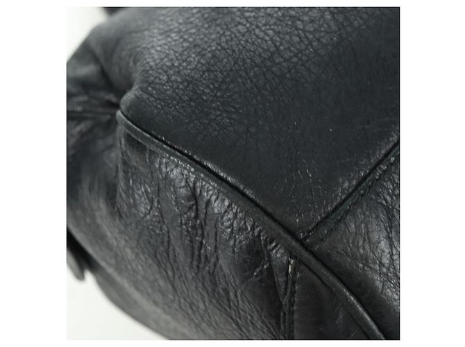 BALENCIAGA Borsa a Mano Polo Classica in Pelle Nera 248408 Auth yk20201SAM Nero - vista 12