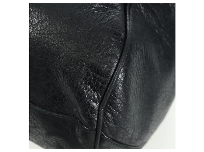 BALENCIAGA Borsa a Mano Polo Classica in Pelle Nera 248408 Auth yk20201SAM Nero - vista 13