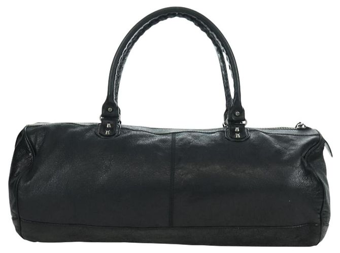 BALENCIAGA Borsa a Mano Polo Classica in Pelle Nera 248408 Auth yk20201SAM Nero - vista 3