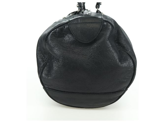 BALENCIAGA Borsa a Mano Polo Classica in Pelle Nera 248408 Auth yk20201SAM Nero - vista 4