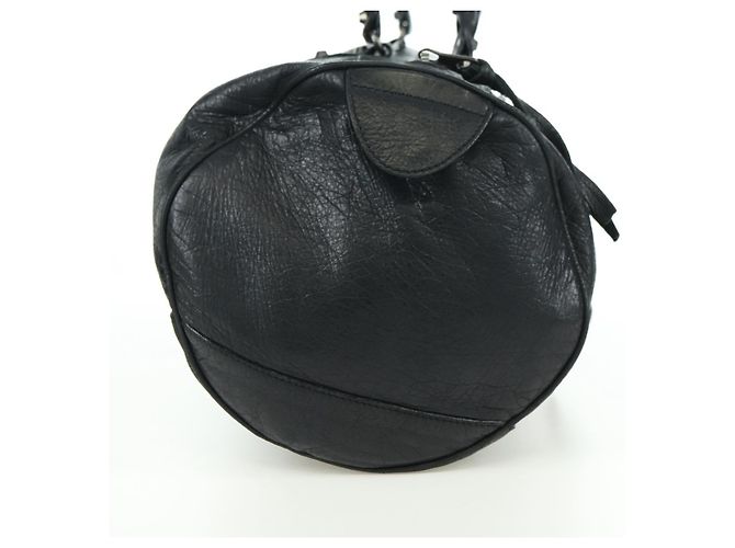 BALENCIAGA Borsa a Mano Polo Classica in Pelle Nera 248408 Auth yk20201SAM Nero - vista 5