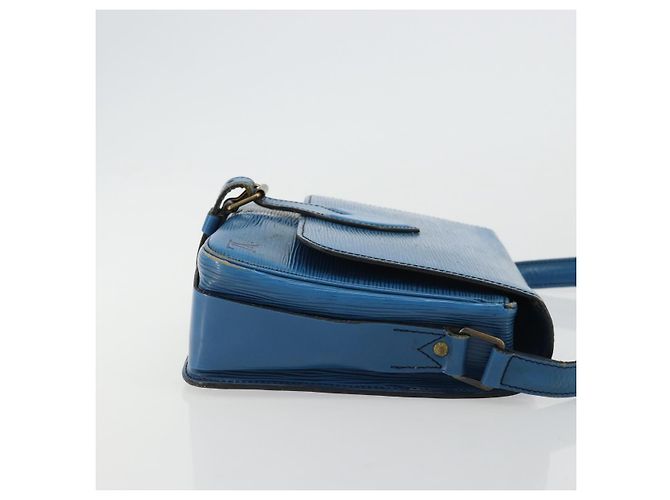 Cartouchiere LOUIS VUITTON Borsa a Spalla Cartouchière MM Epi Blu M52245 LV Auth YKZ1257 - vista 3
