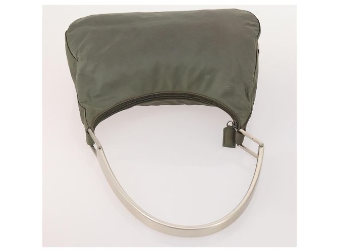 PRADA Borsa a mano in nylon 5 pezzi Beige Verde Auth 174981 - vista 14