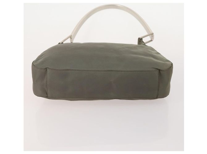 PRADA Borsa a mano in nylon 5 pezzi Beige Verde Auth 174981 - vista 15