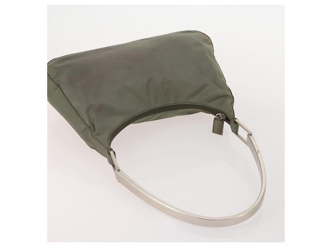 PRADA Borsa a mano in nylon 5 pezzi Beige Verde Auth 174981 - vista 9