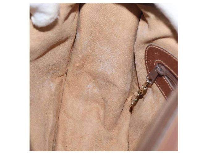 Gucci Borsa a Spalla Micro GG Supreme PVC Beige Oro 001 067 0445 Auth ka3932 D'oro - vista 19