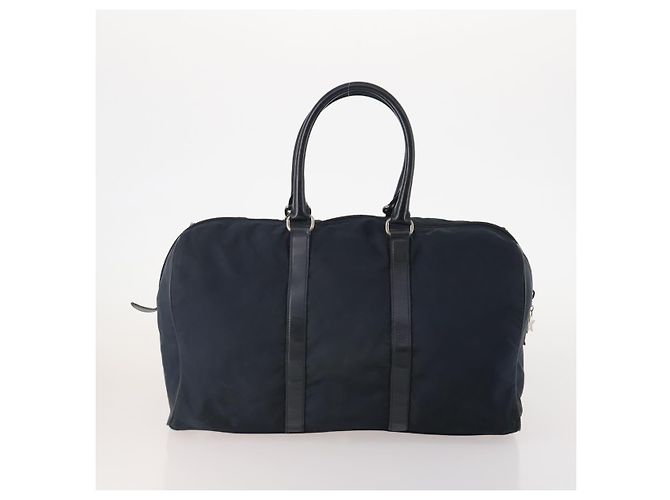 Borsa Boston PRADA in nylon 3 pezzi Rosso Nero Auth 174960 - vista 10