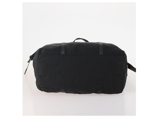 Borsa Boston PRADA in nylon 3 pezzi Rosso Nero Auth 174960 - vista 7