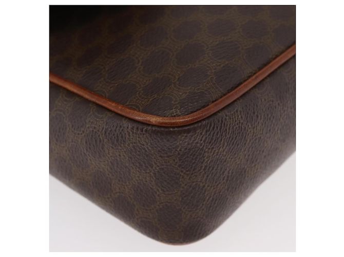 Céline Borsa a spalla circolare in tela Macadam CELINE in pelle PVC marrone oro Auth ti3851 D'oro - vista 11