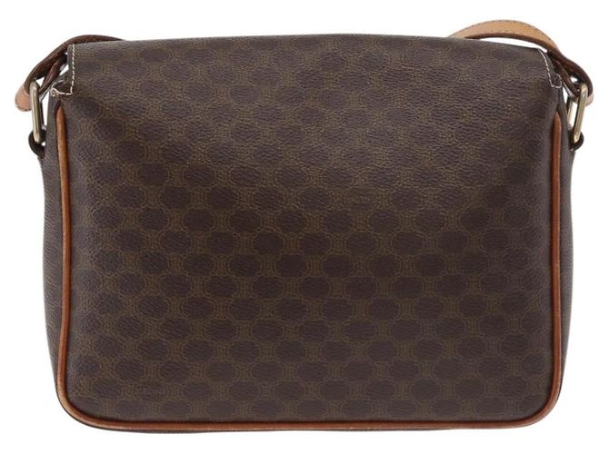 Céline Borsa a spalla circolare in tela Macadam CELINE in pelle PVC marrone oro Auth ti3851 D'oro - vista 3
