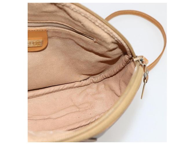 Gucci Borsa a spalla Micro GG Supreme in PVC Beige Oro Auth 175289 D'oro - vista 17