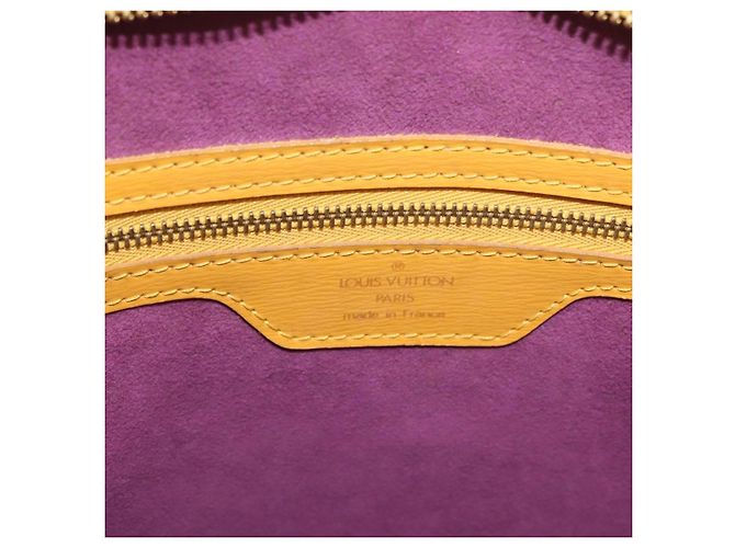 LOUIS VUITTON Borsa a Spalla Epi Saint Jacques Gialla M52269 LV Auth 175412 Giallo - vista 17