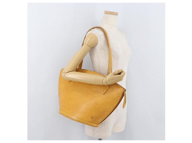 LOUIS VUITTON Borsa a Spalla Epi Saint Jacques Gialla M52269 LV Auth 175412 Giallo - vista 22