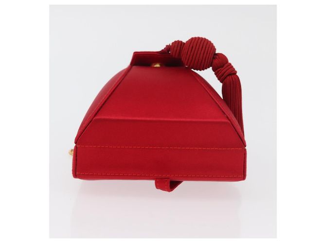 Borsa a Spalla LOEWE Raso Rosso Oro Auth 175159A D'oro - vista 5