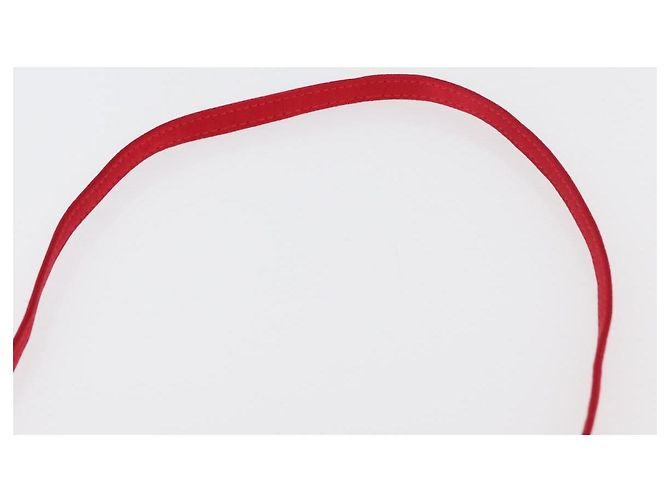 Borsa a Spalla LOEWE Raso Rosso Oro Auth 175159A D'oro - vista 8