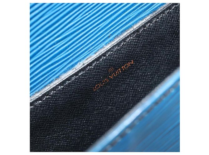LOUIS VUITTON Borsa a Spalla Epi Saint Cloud PM Blu M52195 LV Auth BA12137 - vista 21