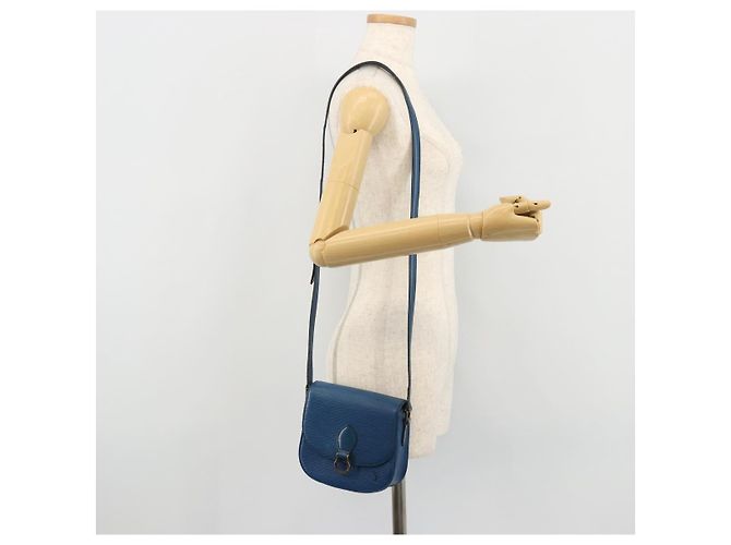 LOUIS VUITTON Borsa a Spalla Epi Saint Cloud PM Blu M52195 LV Auth BA12137 - vista 24