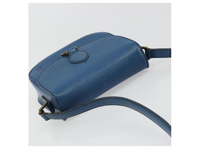 LOUIS VUITTON Borsa a Spalla Epi Saint Cloud PM Blu M52195 LV Auth BA12137 - vista 6