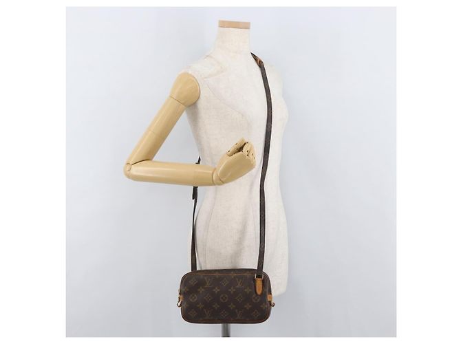 LOUIS VUITTON Borsa a Spalla Monogram Marly Bandouliere M51828 LV Auth 176544 Monogramma - vista 21
