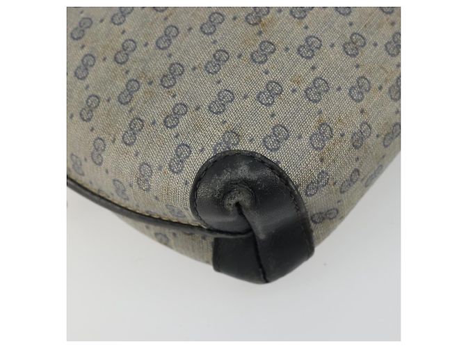 Gucci Micro GG Supreme Schultertasche PVC Navy Gold 007 58 0093 Auth 175353 Golden Marineblau - Ansicht 11