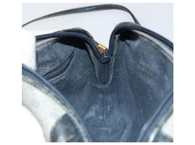 Gucci Micro GG Supreme Schultertasche PVC Navy Gold 007 58 0093 Auth 175353 Golden Marineblau - Ansicht 18
