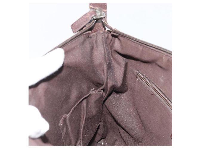 Borsa a Spalla GG Canvas Gucci Beige Argento 145857 Auth 176602 - vista 19