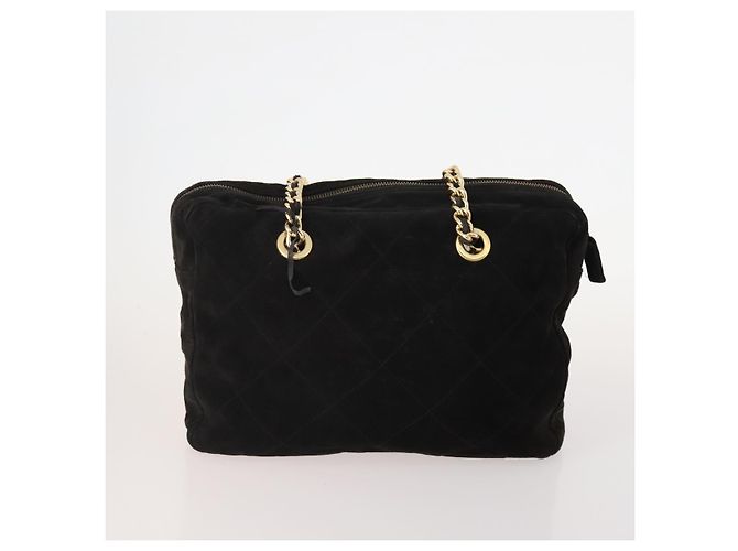 PRADA Borsa a Spalla con Catena Nylon 3 Set Beige Nero Verde Auth 174962 - vista 3