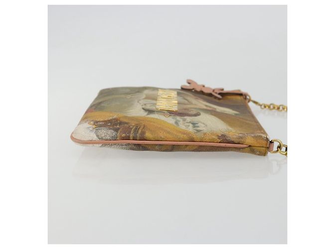 LOUIS VUITTON Masters Collection Pochette Plat Fragonard Borsa M64702 Auth YKZ1370 Rosa Beige - vista 3