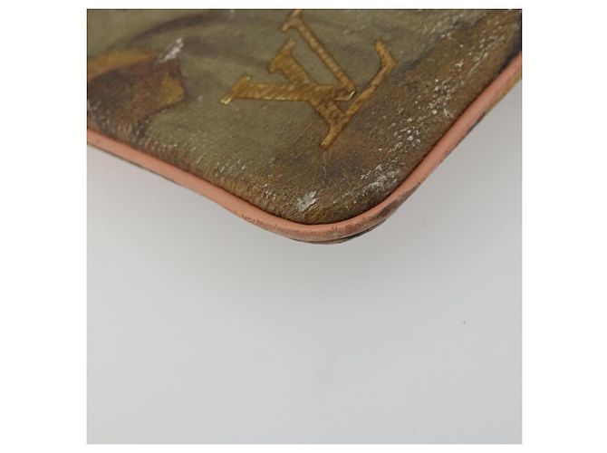 LOUIS VUITTON Masters Collection Pochette Plat Fragonard Borsa M64702 Auth YKZ1370 Rosa Beige - vista 9