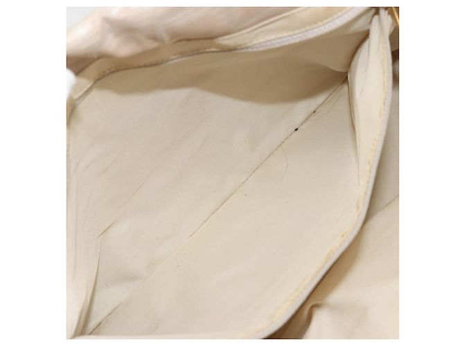 CHANEL Nuova linea da viaggio Borsa a mano in nylon beige oro CC Auth BA12132 D'oro - vista 19