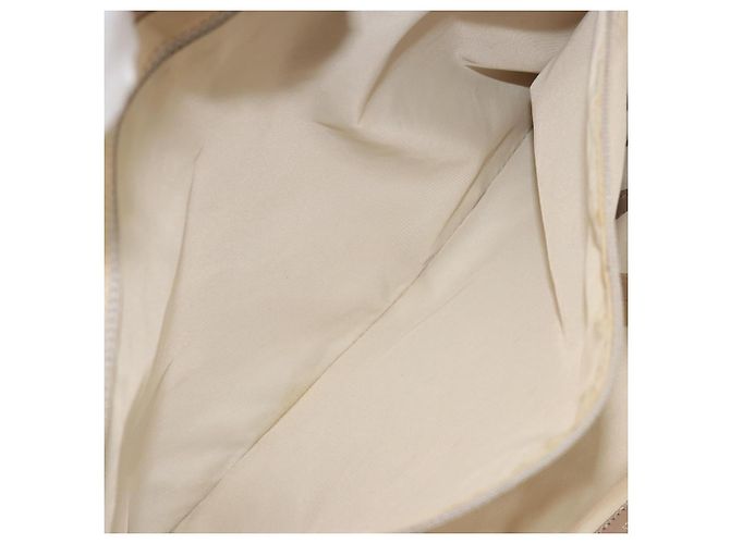 CHANEL Nuova linea da viaggio Borsa a mano in nylon beige oro CC Auth BA12132 D'oro - vista 21
