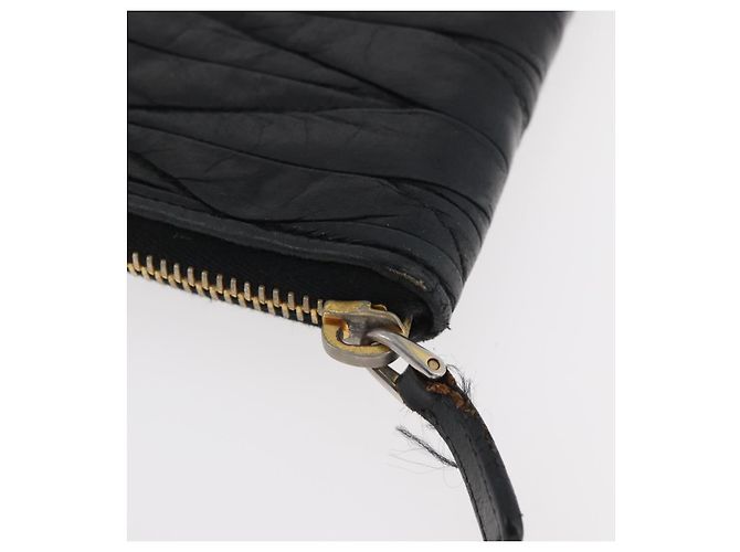 Portafoglio in pelle Miu Miu Matelassé 2 pezzi Nero Rosa Auth ti3907 - vista 14