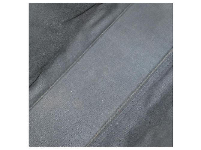 Hermès HERMES Borsa Fourre Tout MM in Tela 2 Set Grigio Nero Auth 175013 Marrone - vista 9
