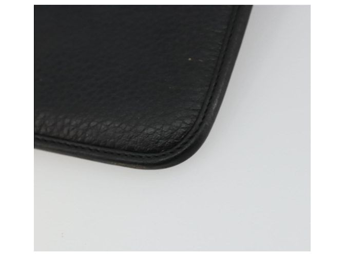 Borsa a spalla con catena Christian Dior in pelle nera e oro Auth 175172 Nero D'oro - vista 12