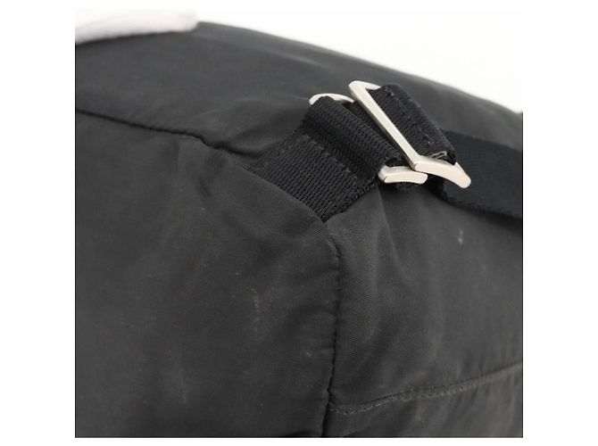 PRADA Backpack Nylon Black Silver Auth YKZ1087 Silvery - view 18
