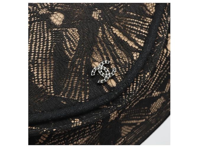 CHANEL COCO Bolsa Clutch Mark Race Bege Prata CC Auth YKZ1333 - vista 13