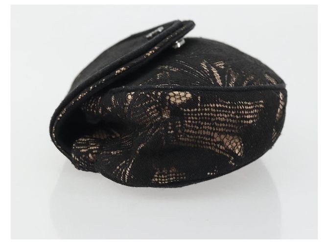 CHANEL COCO Bolsa Clutch Mark Race Bege Prata CC Auth YKZ1333 - vista 5