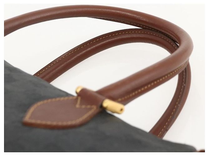 Borsa a mano GG Canvas Gucci Nera Oro 002 58 0159 Auth 175333 Nero D'oro - vista 8
