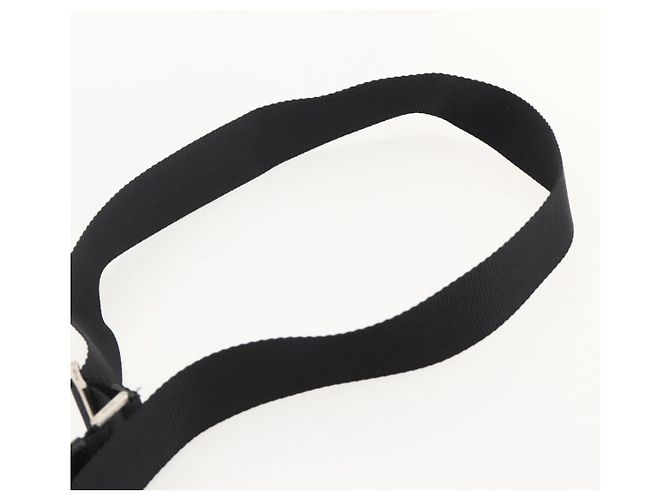 Borsa a Spalla PRADA Nylon Nero Argento Autentica 175302 - vista 14