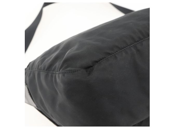 Borsa a Spalla PRADA Nylon Nero Argento Autentica 175302 - vista 18