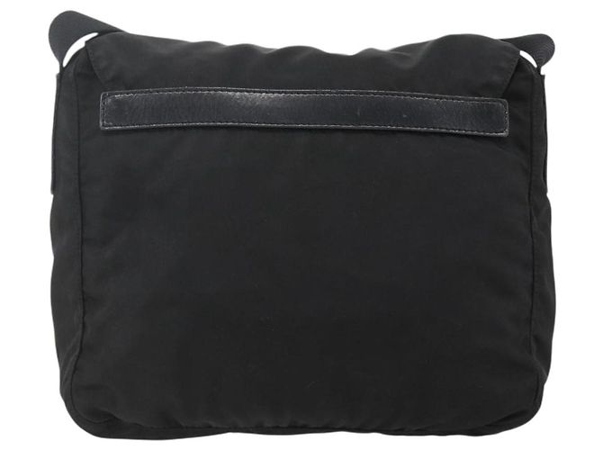 Borsa a Spalla PRADA Nylon Nero Argento Autentica 175302 - vista 2