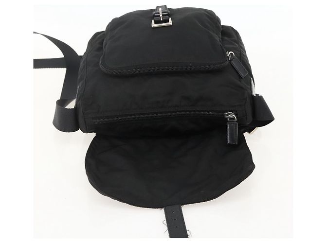 Borsa a Spalla PRADA Nylon Nero Argento Autentica 175302 - vista 21