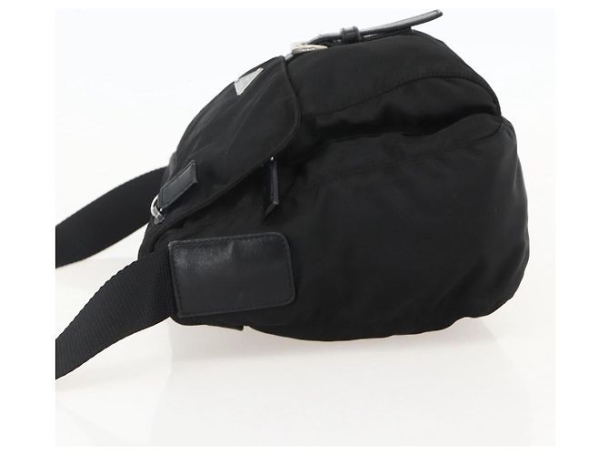 Borsa a Spalla PRADA Nylon Nero Argento Autentica 175302 - vista 3